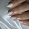 SXVME White False Nails Short Oval, Simple Acrylic Press on Nails Short, White Fake Nails Short, Natural Fit Glossy Solid Gel Full Cover Acrylic Nails For Women Daily Wear