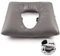 SWEWARM Bedside Commode Soft Cushion, Thick Washable Toilet Seat Cushion Pad PU Cover Cotton Filler with Fixing Straps for Commode Chair for Seniors for Elderly Adults