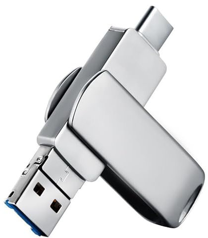 Chiavetta USB, 512GB Pendrive 4 in 1 USB 3.0 Alta Velocità Pen Drive Impermeabile Pennetta USB Metallo USB Flash Drive per Smartphone,Computer,Tablet, Smart TV,PC,Laptop,OTG Android Backup