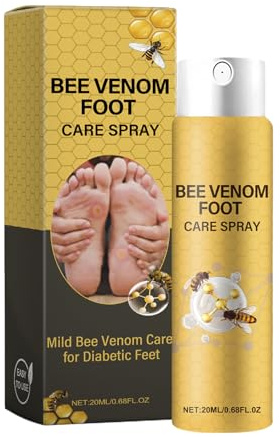 Spray soin des pieds, spray pour pieds et chaussures puants, soin anti-démangeaisons et anti-odeurs, 2,5 x 2,5 x 10,2 cm, facile à appliquer, portable pour nourrir les talons secs et craquelés