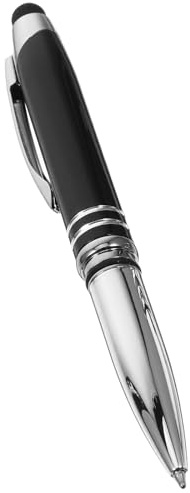 SEWACC Leichter 3 In 1 Kugelschreiber mit LED Licht Touchscreen Stift und Metallspitze für Täglichen Gebrauch in Schule und Büro