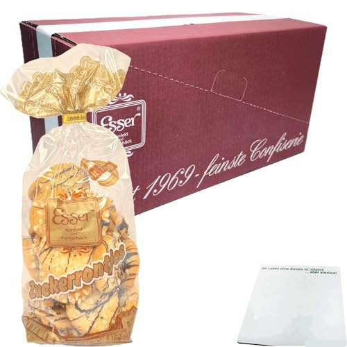 usy Bundle für Esser Zuckerrontjes zartes Mürbegebäck (10x250g Beutel) VPE + usy Block