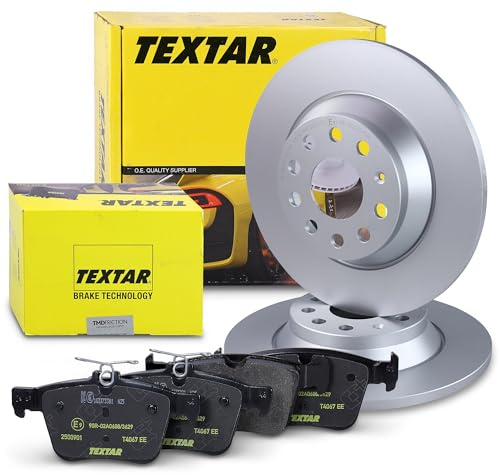 TEXTAR Bremsenset Hinterachse inkl. Bremsscheiben hinten Ø300mm voll und