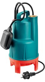 FORAS SPV100 G Tauchpumpe 230V – 0,75 kW Schmutzwasserpumpe mit Schwimmerschalter – 250 l/min, 10m Anschlusskabel H07RN8F – Entwässerungspumpe für Zisternen & Gruben – Made in Italy