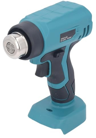 Asixxsix Heat Gun, Cordless Portable 360W 400C Fast Heating Cordless Heat Gun Hot Air with 4 Nozzles for DIY Crafts Shrink Tubing Paint Stripping Wrapping Resin Soldering