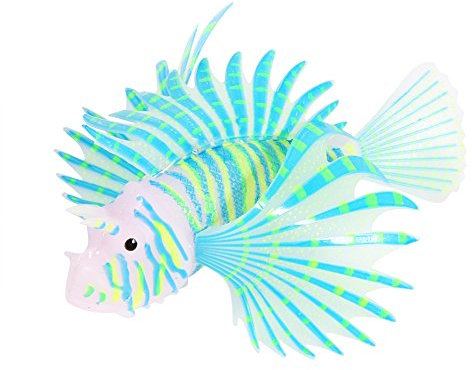 Künstliche Fische Löwe Luminous Fake Fisch Aquarium Fisch Tank Ornament Glow Simulation Tier Dekoration