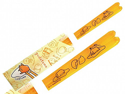 Gudetama Clear Chopsticks/Yellow