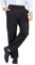 Nanxson Chef Pants Trousers Uniform Men's Unisex Hotel/Kitchen Elastic Waist Work Pants CFM2004 XL Black