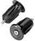Schwarz Fahrrad Lenkerendstopfen, 1 Paar 40 * 24mm Fahrradlenker Endkappen Bar End für Mountainbike, Rennrad, Faltrad, Fahrrad, Rennrad, MTB, BMX