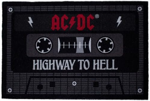 Mr.Ghorbani Fußmatte- AC/DC Tape Kassetten Türmatte 60 x 40 cm sauberlaufmatte