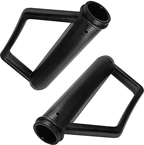 cyclingcolors 2x Sackkarrengriffe griffe handgriffe für sackkarre schubkarre bügelgriffe 25mm x 165mm, Schwarz