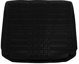 OMAC Kofferraumwanne Laderaumwanne kompatibel mit Skoda Roomster 2007-2015 Gummi TPE Schwarz