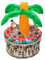 Boland 52161 - Enfriador Hinchable para Bebidas (62 cm), diseño de Palmera
