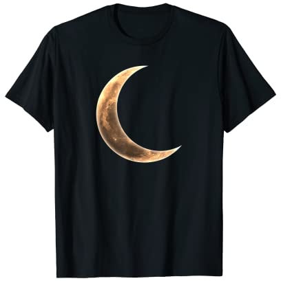 Mond Sichel Symbol Magie Wicca Gott Göttin Ägypten Halbmond T-Shirt