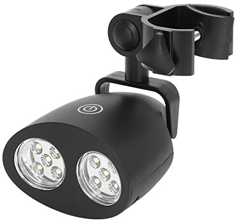 Luz de Parrilla 10 Luces LED Abrazadera Ajustable en Forma de C Resistencia a Altas Temperaturas Control TáCtil Luz de Parrilla Interruptor TáCtil para Barbacoa Al Aire Libre