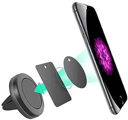 Mr. Gadget's Solutions® Universal Air Vent Magnetic Car Mount Holder For Mobile Phones and Mini Tablets