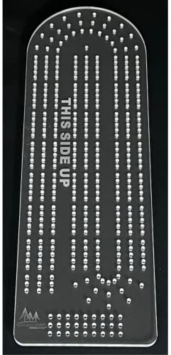 Cribbage Board Template 3-Track Heavy Duty Acrylic Jig with Drill Bits Router Guide Woodworking Project Kit Card Game DIY