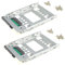 DSLRKIT 2,5 Zoll SSD auf 8,9 cm SATA Festplattenlaufwerk HDD Adapter Caddy Tray Cage Hot Swap Stecker (2 Stück)