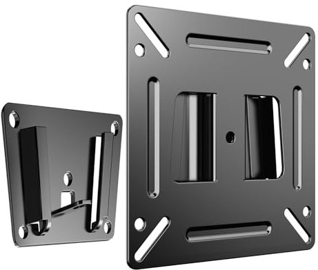 JXMTSPW - Soporte de pantalla para monitores y TV de 14 a 24 LED OLCD, VESA hasta 100 x 100 mm y carga máxima10 KG, 17 19 21 23 pulgadas, soporte de pared para monitor, soporte de pared para TV