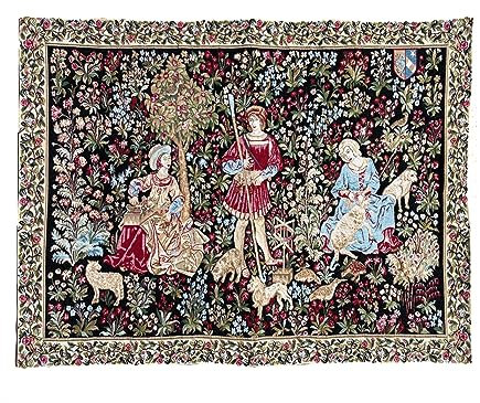 Lnxp Wandtattoo Wandbehang PASTORALE ORIENT 90x70cm Wandbild Wanddeko Retro Replikate mit Board