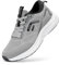 FitVille Scarpe Running Uomo Pianta Larga Comodo Sneakers Ginnastica Traspirante Leggere Scarpe da Corsa su Strada Grigio 42.5 EU Larga