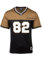 Gorilla Wear Trenton Football Jersey – V-Ausschnitt Football Bodybuilding Jersey Polyester (DE/NL/SE/PL, Alphanumerisch, S, Regular, Regular, Schwarz/Gold)