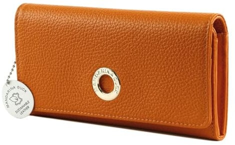 Mandarina Duck Damen Mellow Leather Wallet Reisezubehör-Brieftasche, marmorade