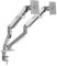 Ranqer Monitorhalterung, 2 Monitore, 17-35 Zoll Bildschirme, VESA 75 & 100 mm, Monitor Stand, Monitor Arm, Höhenverstellbar, 360° Rotation, Schwenk-, Neigbar, bis 9kg pro Arm mit Kabelmanagement weiß