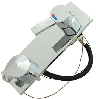 Shower Mixer Wall Mounted Water Tap Capri 12V Micro switched for Caravan Motorhome Boat