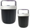 Yogurt Pots with Lid & Spoon Overnight Oats Jar Set of 2 Separate Yoghurt Cup & Muesli Cup (650+200ml, 260+80ml) Breakfast On the Go Cups with Topping Cereal Oatmeal Yogurt Pot Fruit Salad Cups