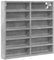 vidaXL Armoire à vitrine Gris béton 60x8,5x58 cm Bois d'ingénierie, Armoire Murale, Armoire de Rangement Murale, Armoire Suspendue, Armoire Flottante