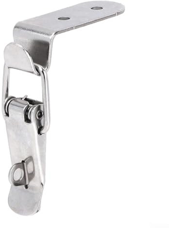 BlissfulAbode Chiusura a gancio a 90 gradi, in acciaio inox, a molla, perfetta per valigie (B 1 pezzo)
