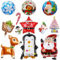 12pcs Luftballons Weihnachten, Weihnachtsballons, Wunderschöner Farbige Ballon Geeignet für Weihnachtsfeierdekoration, Firmenfeiern, Schaufensterdekoration, Partydekoration