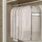 QSNYJPL Set di 5 Copriabiti per Appendere i Vestiti, Copriabiti Antipolvere, Fodere per Abiti in Tessuto non Tessuto con Cerniera, Borse Porta Abiti Appese per Abiti, Cappotti(Beige,60x90 cm/24x35 in)