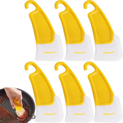 6Pcs 3D Printer Spatula, Resin Spatula Tools Silicone Spatula 3D Printing Resin Removal Spatula Tools for Protect Release Resin Transfer