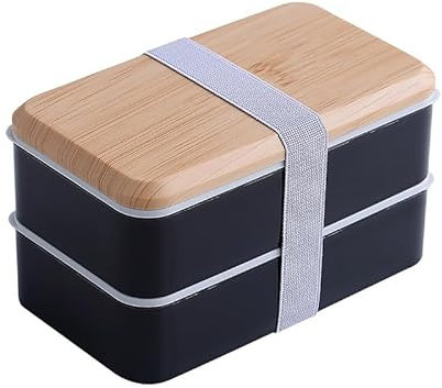 Nokwocy Bento Boxen – Japanische Lunchbox für Erwachsene, Große Aufbewahrungsbox für Männer/Frauen, Inklusive Saucenbehälter, Trennwand, Auslaufsicher, Mikrowellengeeignet