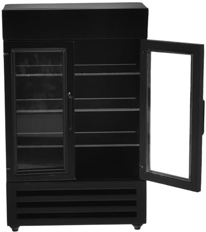 CORHAD Miniatur Kühlschrank Modell Für Puppenhaus Dekorativer Mini Freezer Für Mikrolandschaften Zimmerdeko Kompakt Und Leicht Perfektes Zubehör Für Mini-häuser