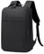 DE LAMASSU® Milo Laptop Rucksack 12-16 Zoll – Slim & Wasserdicht – Business Rucksack Herren & Damen – Kompatibel mit MacBook, Dell, HP, Lenovo, ASUS, Acer – Arbeit, Studium, Pendeln, Reisen – Schwarz
