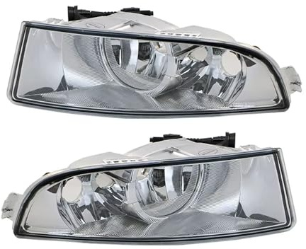 MHysa Auto Nebellicht Front Stoßstange Nebel Licht Nebelscheinwerfer kompatibel mit für Skoda Octavia A5 A6 MK2 FL 2009-2013,Left+Right