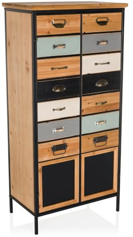hjh LIVING Cassettiera CONTINENTO HIGH a due ante