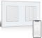 BSEED Zigbee Lichtschalter mit Rolladenschalter, Smart Schalter Unterputz Kompatibel mit Alexa, Google Home, arbeitet mit SmartLife APP, benötigt Nullleiter & Zigbee-Gateway, 1 Fach 1 Weg, Weiß