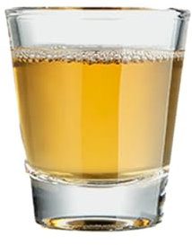 Verre de soju transparent de 45 ml, tasse simple et personnalisée en forme de V