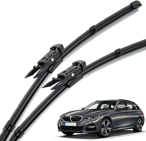 Auto Scheibenwischer für BMW 3 Series G20 G21 2018-2023 24+19, Frontwischerblätter Windschutzscheibe Leiser Wischerarm Wischerblatt Scheibenreiniger