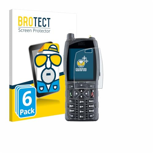 BROTECT Schutzfolie für Sepura SC2020 | 6 Stück Entspiegelnder Displayschutz Made in Germany Matte Displayschutz-Folie Anti-Reflex Anti-Fingerprint Einfache Montage