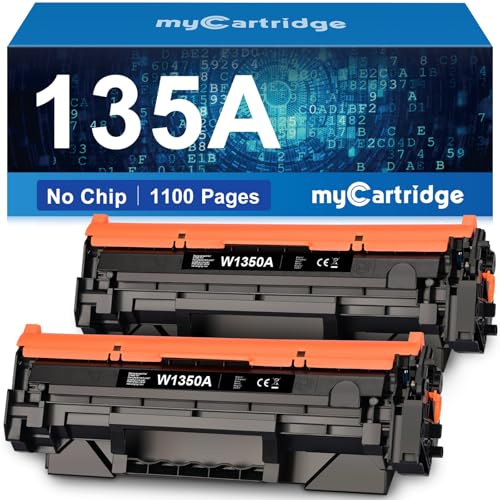 MYCARTRIDGE 135A Toner Kompatibler für HP 135A 135X W1350A Toner | Ersatz für HP LaserJet MFP M234DW Toner für M234SDWE m234sdw m234dwe m234sdn m209dwe (No Chip,2 Schwarz)