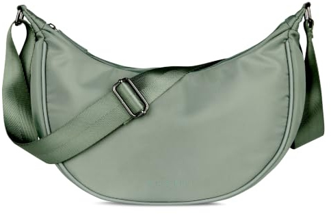 bugatti Mare 1.0 donna crossbody moonbag – borsa a tracolla mezzaluna, leggero poliestere