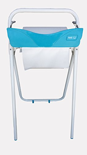 Naiad System® Folienspender Spule Industrial Stativ weiß. Mit Messer für einfaches Schneiden.