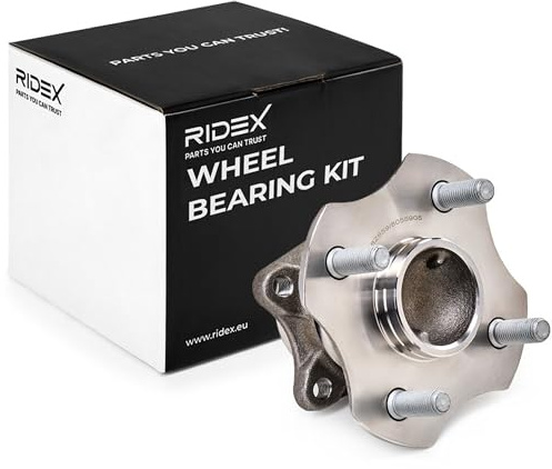 RIDEX 654W0196 Radlagersatz pro Rad Hinten Kompatibel mit TOYOTA Yaris Schrägheck P1 424100D010 424100D030 4241052020