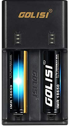 Deutsche Version | Golisi O2 SMART Lithium-Ionen Akku Ladegerät | USB | 2A Schnelladen | Auto Start/Stop | Intelligent