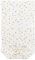HEKU 1000er Packung Transparente Bodenbeutel mit goldenen Sternen 300x180x75mm I Stabiler Kreuzboden I Reißfestes Polypropylen Material I Ideal für Weihnachten & selbstgebackene Plätzchen